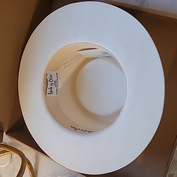 LACK OF COLOR IVY BEVERLY FEDORA HAT WHITE 63CM (XXL) main image 4
